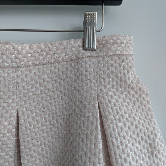 Pink and Gold Box Pleated Midi Skirt - Picture 3 of 7